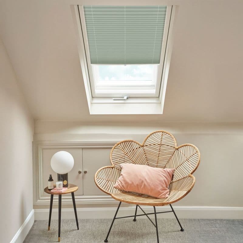 Seren Sage Pleated blind