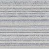 Woven horizontal fabric blind sample with narrow beige, gray and white threads; static, tightly woven with thin darker flecks; close-up view suggesting neutral indoor lighting and texture.