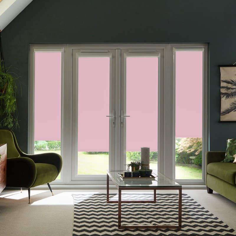 Acacia Blackout Candyfloss Roller Blind