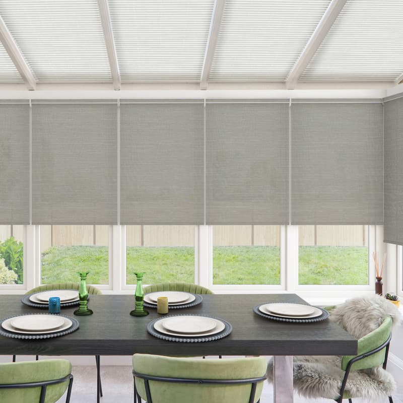 Hickory Smoke Roller Blind