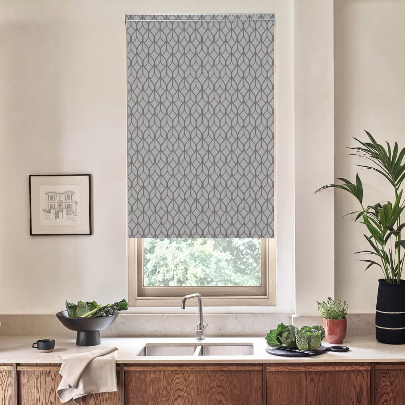 Sabine Blackout Dove Roller Blind