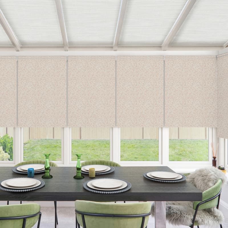 Bromley Blackout Blush Roller Blind
