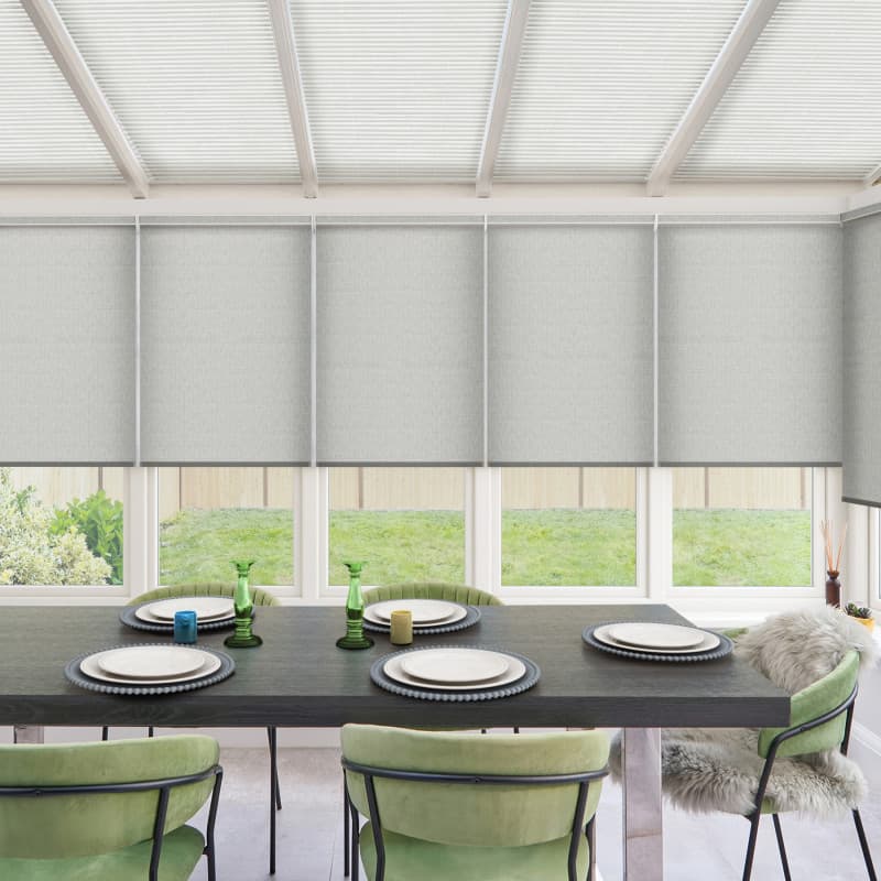 Carmie Pewter Roller Blind
