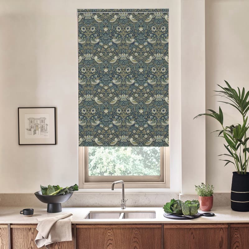 Strawberry Thief Blackout Dusk Roller Blind