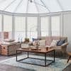 Lumina Sheer Cotton White Pleated blind