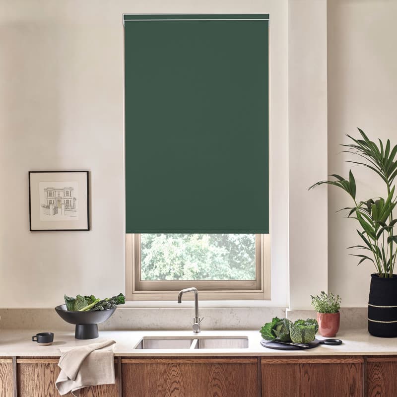 Acacia Blackout Pine Roller Blind