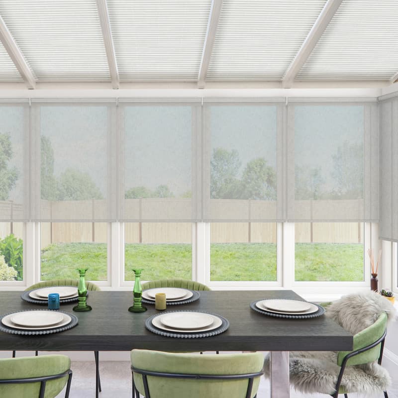 Ivy Smoke Roller Blind