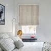 Portofino Stripe Oyster Roman blind