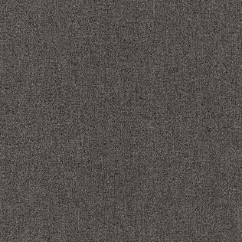 Gray woven textile with subtle vertical striations and fine speckled texture; lying flat and uniform across the frame, shown close-up under even neutral lighting, resembling upholstery or wallpaper swatch.