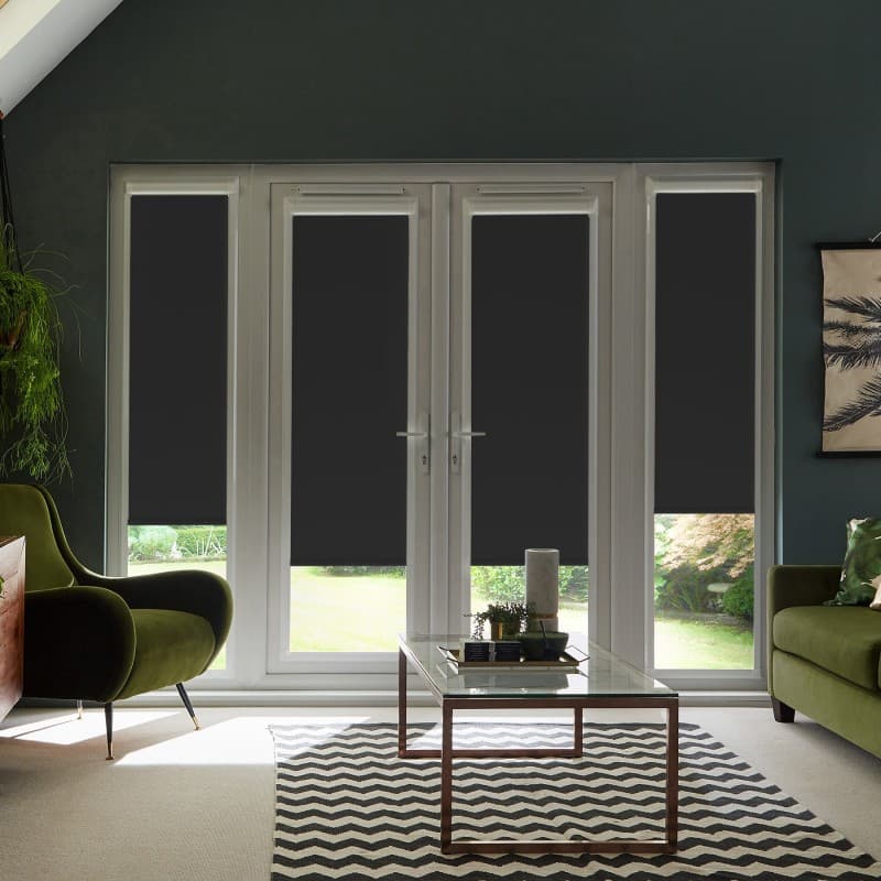Acacia Blackout Black Roller Blind