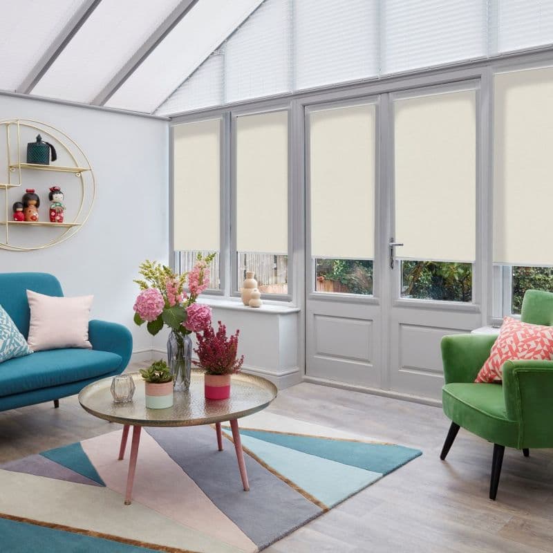 Hexham Ivory Conservatory Roller blind