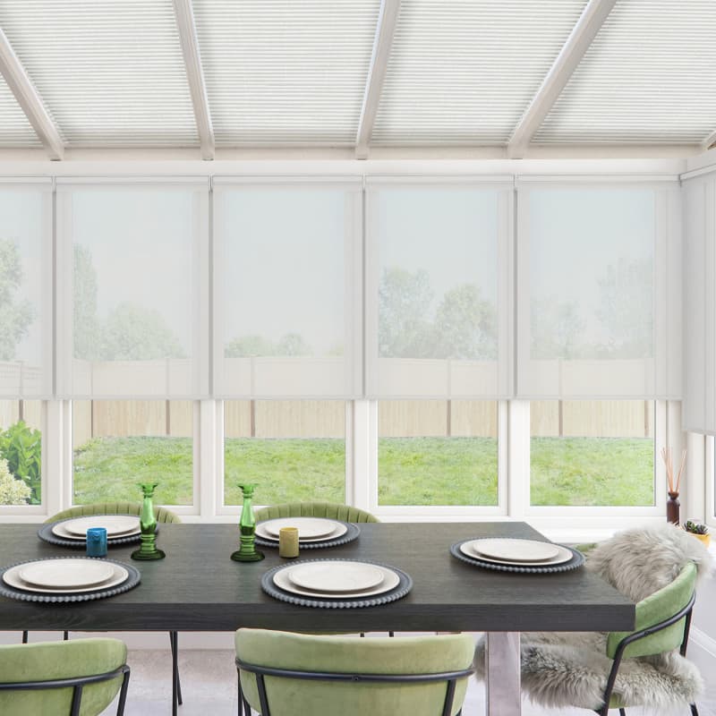 Purity White Roller Blind