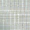 Light-gray plaid fabric with thin white, black, and pale mustard grid lines; lying flat and covering the frame; close-up, evenly lit, showing a repeating square pattern without visible surroundings.