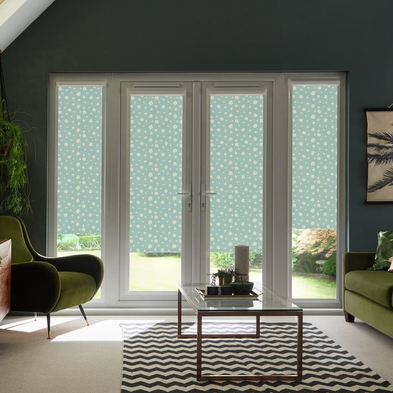 Winnie Blackout Sage Roller Blind