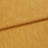 Coarse mustard-yellow woven fabric, folded with a horizontal overlap, showcasing tight textured weave and subtle sheen; close-up under soft, even lighting.