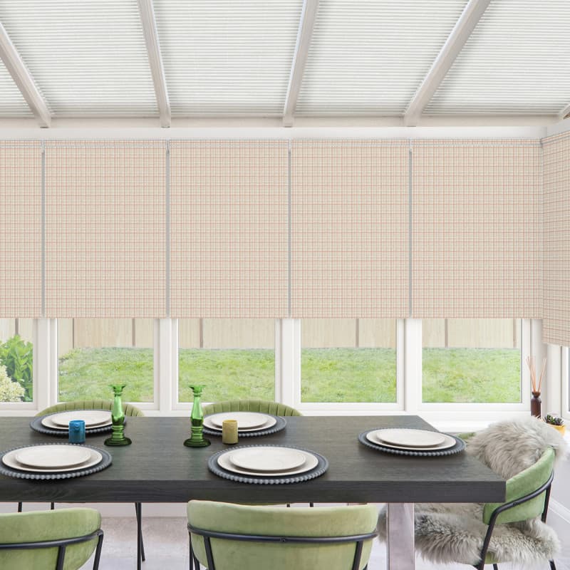 Sadie Blackout Rose Roller Blind