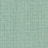 Woven fabric displays subtle crisscrossing horizontal and vertical threads forming a fine grid across a uniform pale mint-green background, resembling linen or textured wallpaper.
