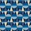 Piccadilly Dots Cobalt Roman blind