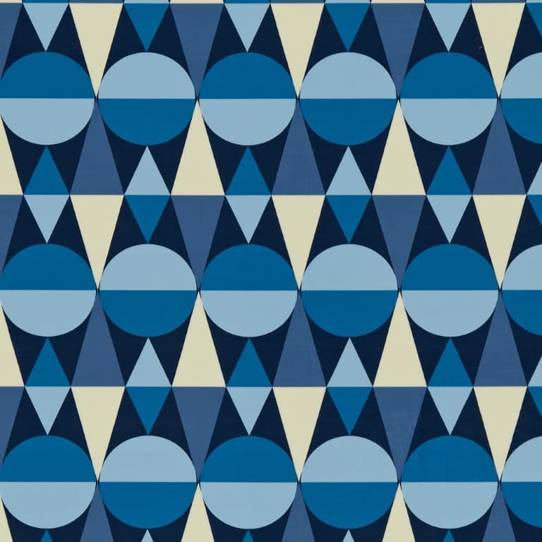 Piccadilly Dots Cobalt Curtains