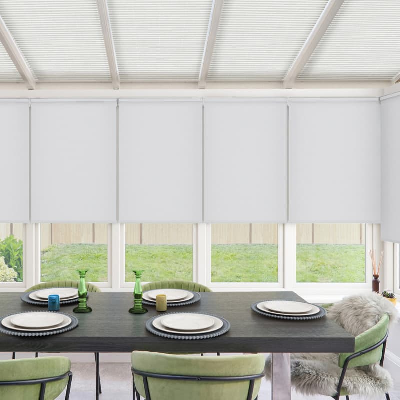 Hexham White Roller Blind
