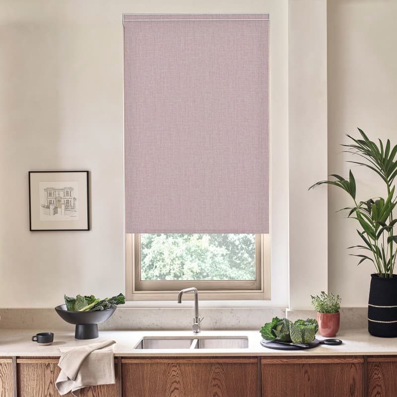 Reid Raspberry Roller Blind