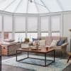 Relife White Conservatory Side Pleated Blind