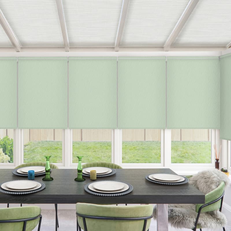 Florence Green Roller Blind