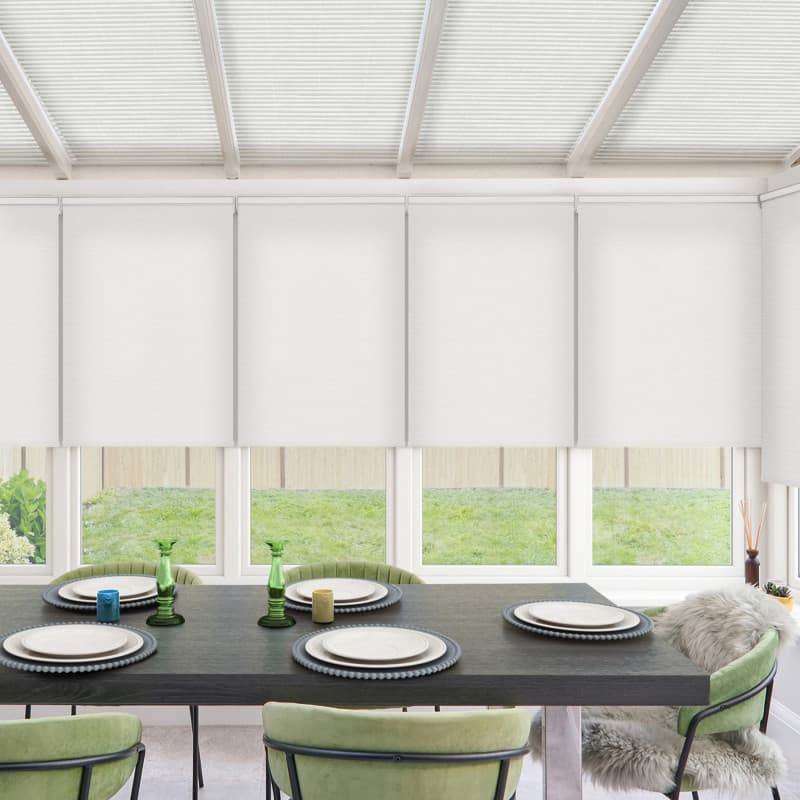 Norfolk White Roller Blind