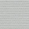 White woven roller blind, tightly closed, featuring fine horizontal and vertical fibers forming a grid with thin dark threads; filtering diffuse light in an interior close-up with no visible surroundings.