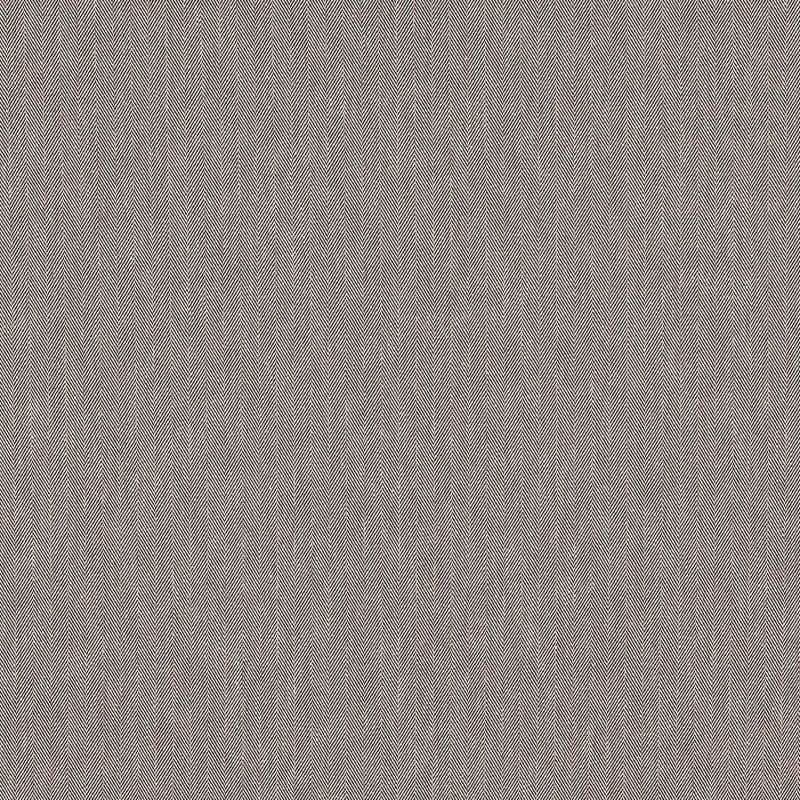 Tightly woven herringbone fabric covering entire surface, forming repetitive narrow chevrons; flat, evenly lit, neutral gray-beige tones resembling wallpaper or upholstery.