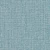 Teal woven fabric — tightly interlaced fibers form a fine grid; subtle thread color variation creates a slightly heathered, textured surface like linen upholstery or wallpaper.