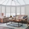 Malbec White Pleated Blind