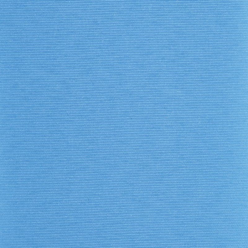 Light-blue horizontal-ribbed fabric panel filling the frame, lying flat and stationary; smooth textured surface with subtle shading, even indoor lighting and no visible surroundings.