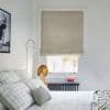 Checkerboard Chalk Roman blind