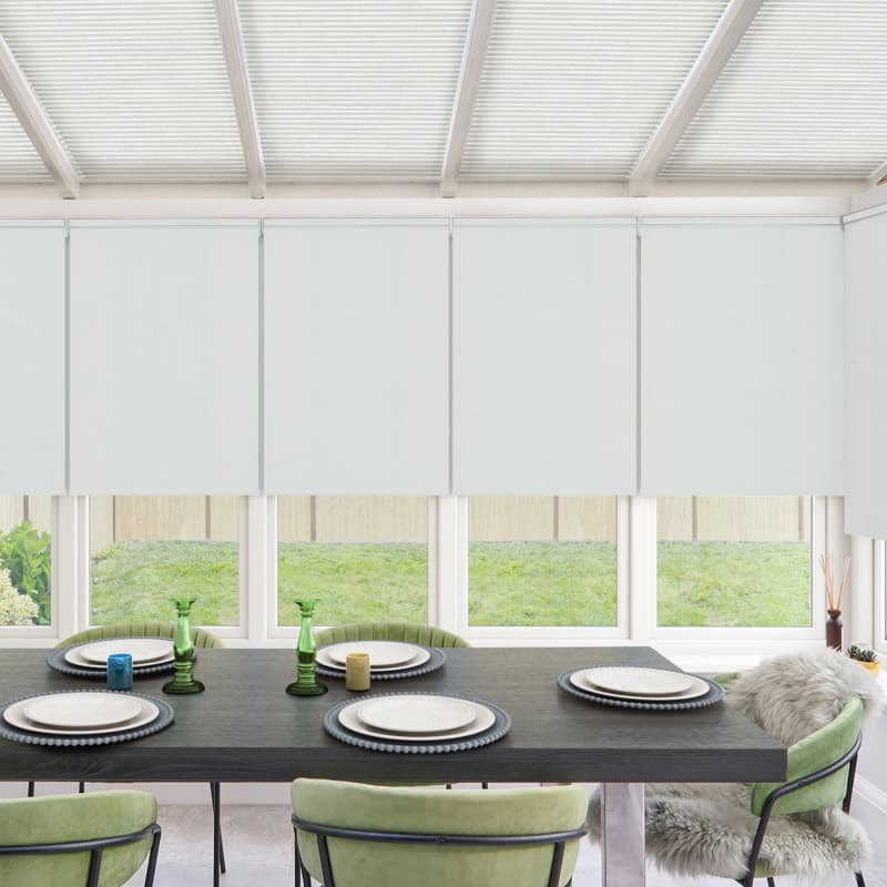 Oslo Blackout Frost Roller Blind