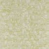 Woven fabric swatch—pale yellow-green and off-white—showing an irregular abstract pattern and subtle raised texture; presented close-up under even, neutral lighting with no surroundings.