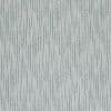 Wallpaper with staggered vertical teal dashes (textile-like), covering the wall evenly; softly lit, neutral-toned surface with a subtle woven/linen texture.