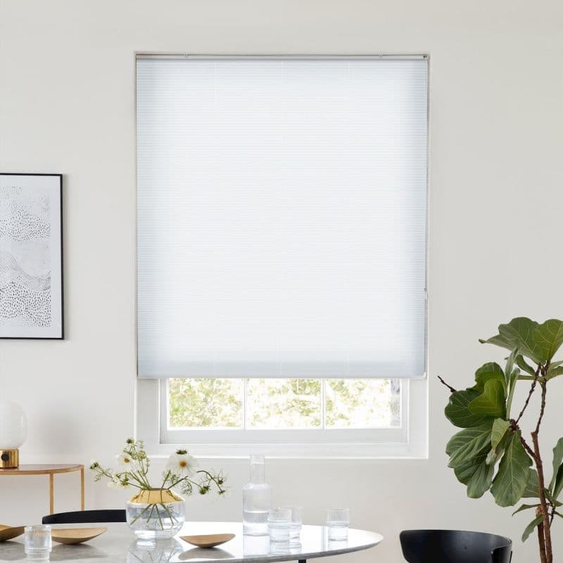 INTU Micro Hive White Pleated Blind