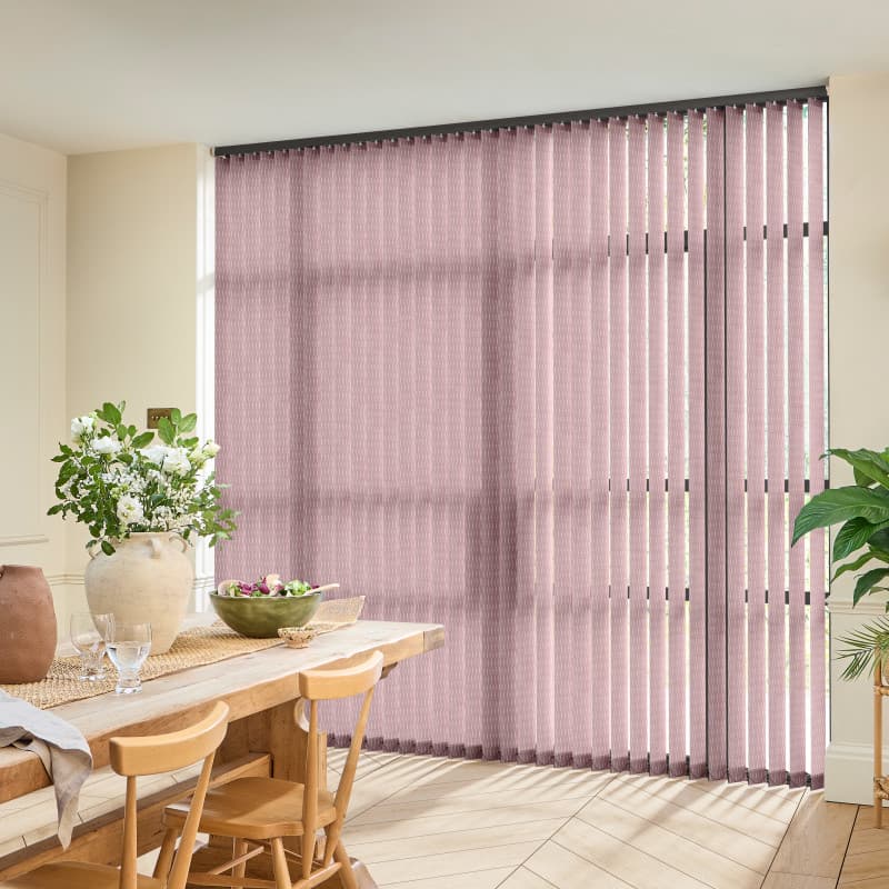Jessie Dark Mulberry Vertical Blind