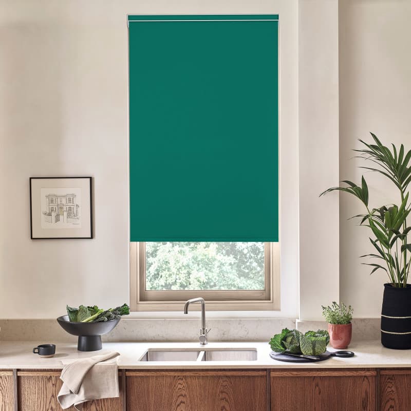 Acacia Blackout Emerald Roller Blind
