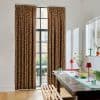Eden Snake Rust Velvet Curtains