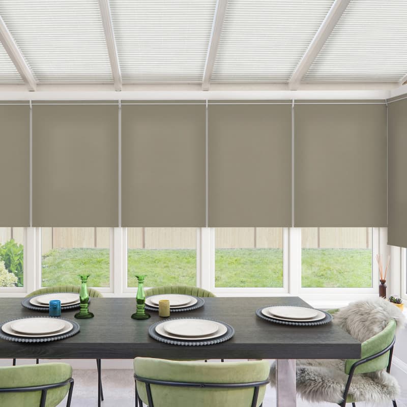 Norfolk Taupe Roller Blind