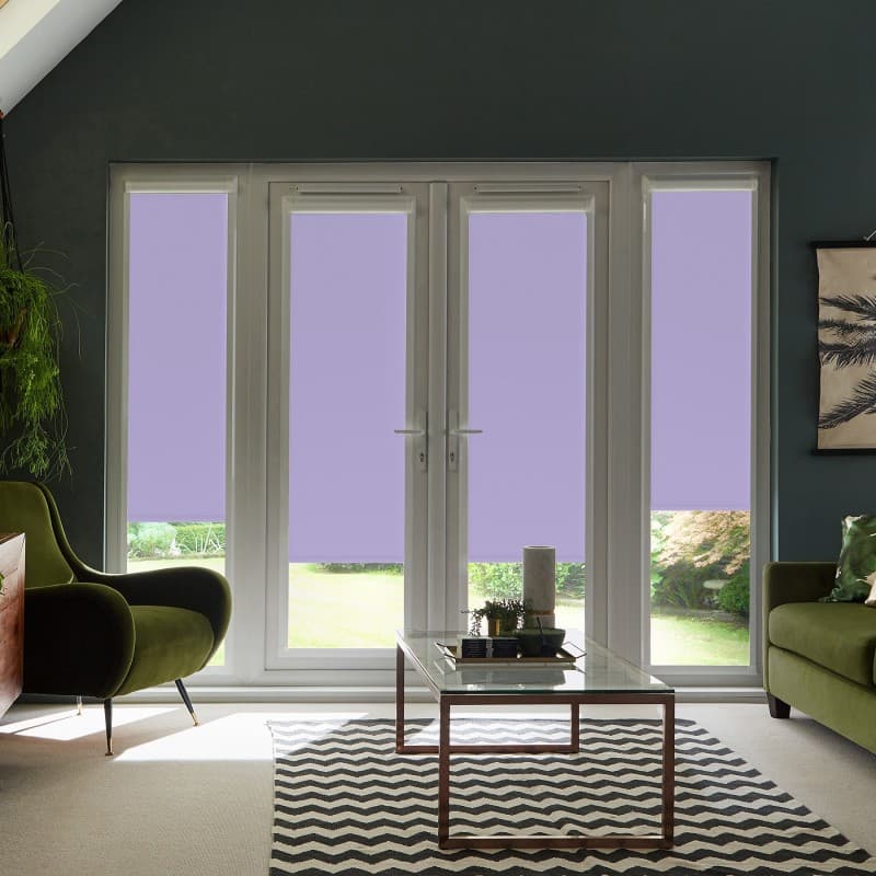 Acacia Blackout Lilac Roller Blind