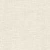 Beige woven fabric displaying a subtle horizontal weave, lying flat and evenly lit, showing coarse linen texture and faint speckles across a neutral, off-white background.