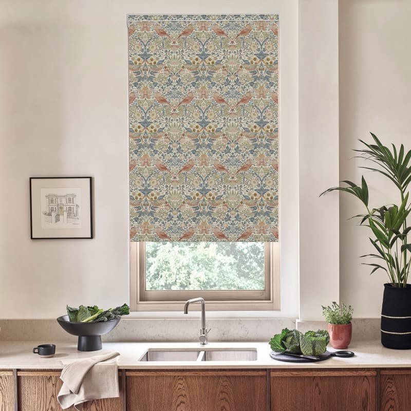 Strawberry Thief Blackout Dawn Roller Blind