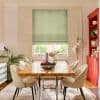 Portofino Stripe Kiwi Roman blind