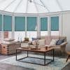 Storm Teal Pleated blind