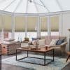 Grenoble Taupe Conservatory Side Pleated Blind