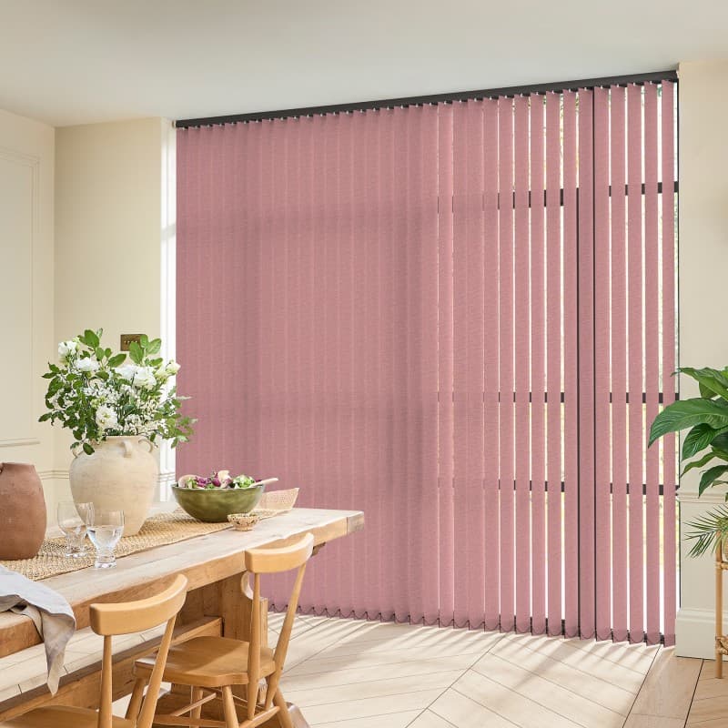Hattie Flamingo Vertical blind