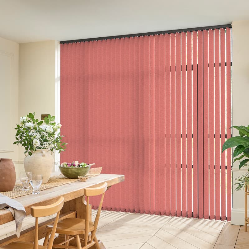 Hattie Poppy Vertical blind